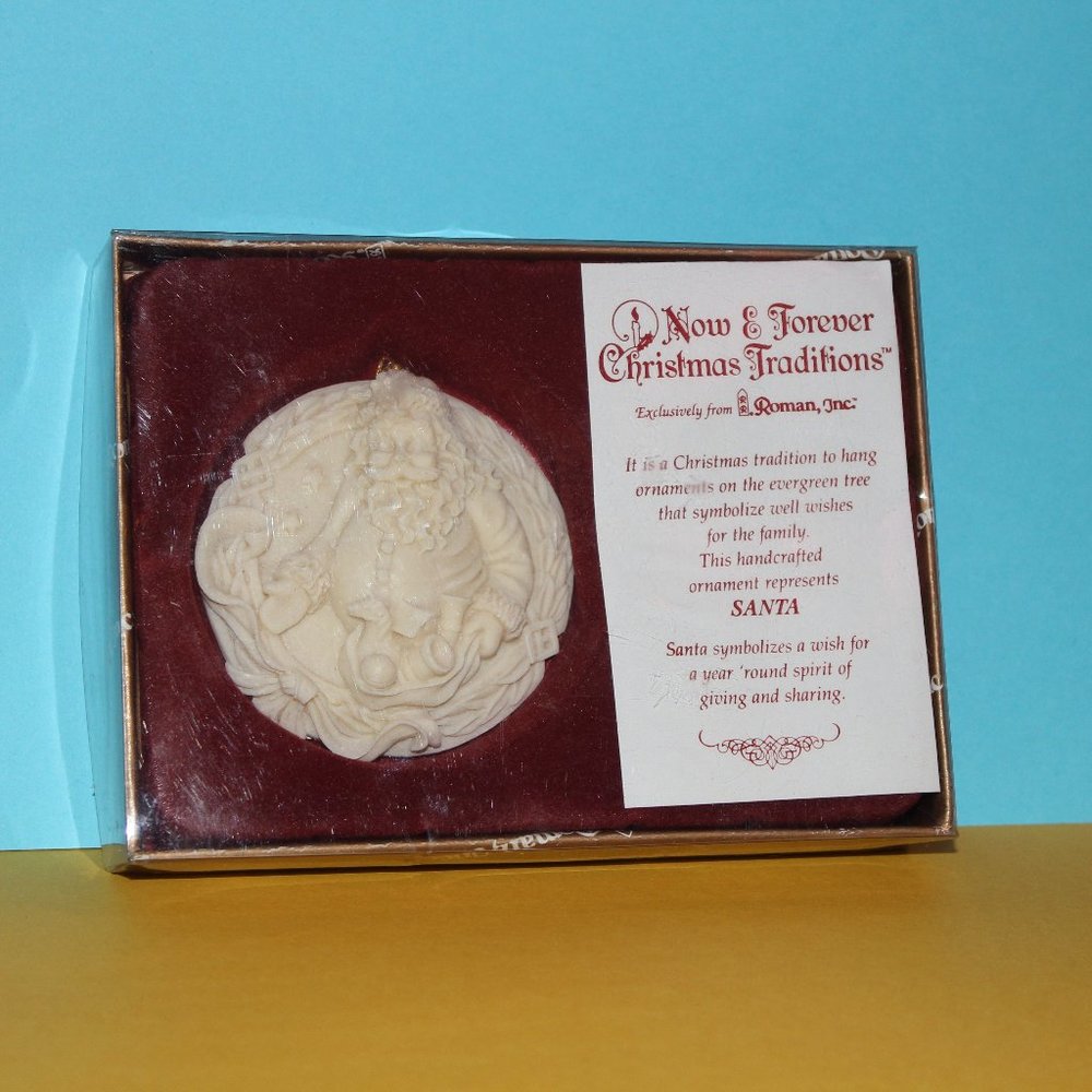 Now & Forever Christmas Traditions SANTA Roman Inc Christmas Ornament #74628